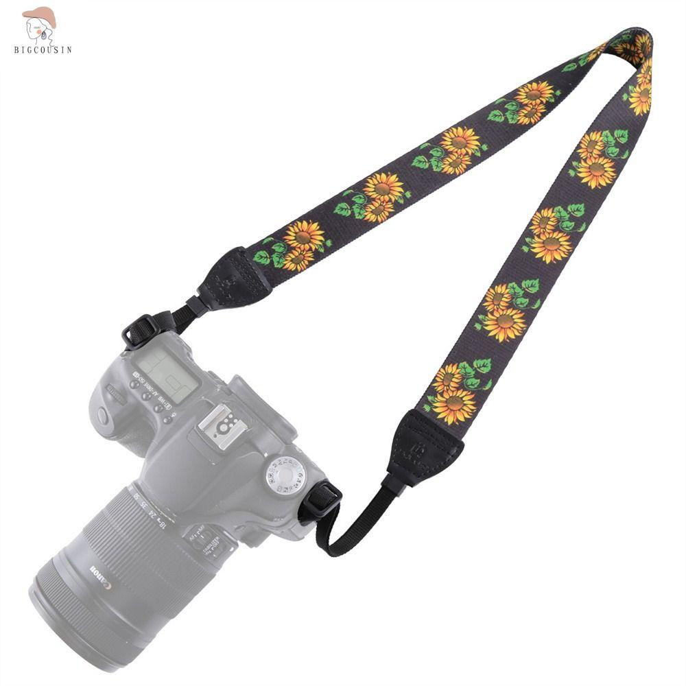 BIGCOUSIN Bền Phụ Kiện máy ảnh Hoài cổ Máy ảnh DSLR Da PU Dây đeo máy ảnh Dây đeo vai máy ảnh Dây đeo máy ảnh SLR Dây đeo cổ máy ảnh