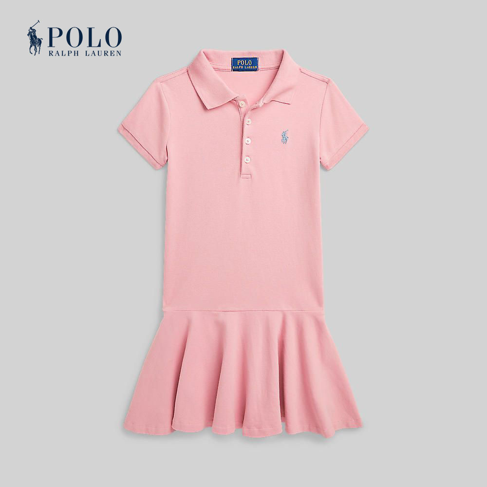 Polo Ralph Lauren Girls Dress-Stretch Mesh Polo Dress CWPODRSR3D20882 650 Pink ราคา 7,100 บาท*ส่งฟรี
