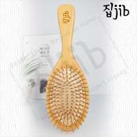 JIB Premium Hairbrush / Sisir Rambut Comb Kayu Bambu Anti Kusut Rontok Portable