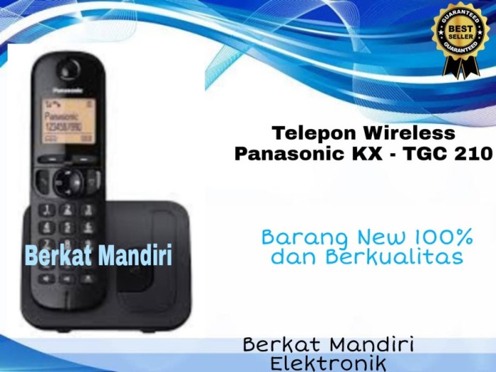 PANASONIC WIRELESS KX-TG3811 - 2.4 GHZ - CORDLESS PHONE KX TG 3811-Shelishop13 Harga  979,000 Ringgit*Penghantaran Percuma