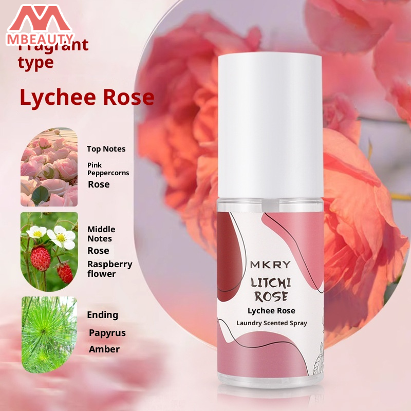Mbeauty Rose Lychee hương thơm phun quần áo cơ thể kéo dài hương thơm trái cây tươi nước Hoa cấp nước hoa kinh nghiệm