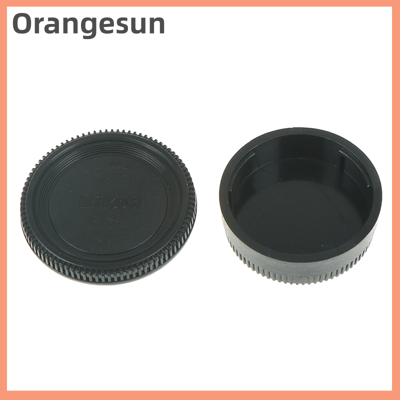 Orangesun Camera Body Cover Lens Rear Cap For Nikon F D7100 D5200 D5300