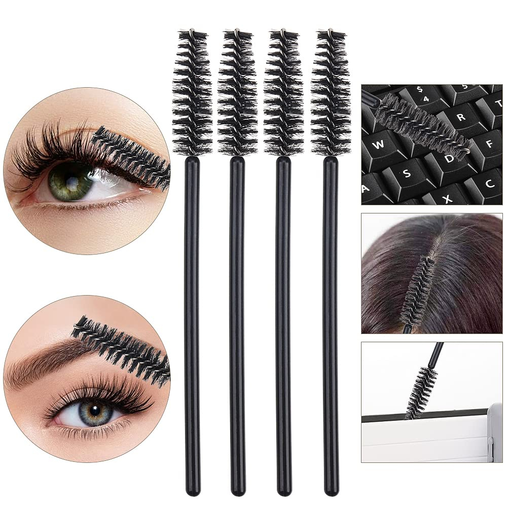 Cọ chải lông mày/chải mi, Cọ chuốt mascara/Cọ trang điểm mắt Eyebrow brush/Lashes Makeup dài 10cm, có thể uốn cong