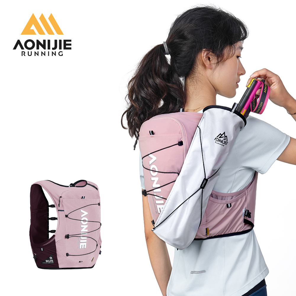 AONIJIE C9116 Hydration Vest Backpack 10L Fits 6.8 Inch Phones Lightweight Hydration Pack for Trail Run Race Marathon ราคา 2,139 บาท*ส่งฟรี