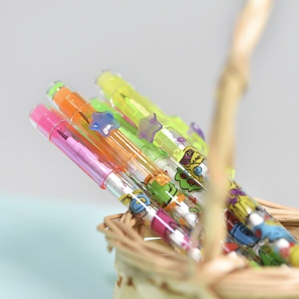 Combo 20 Bút chì khúc Thiên Long PC-09 - Bút chì đốt cho bé viết chì đốt viết chì khúc HB có tẩy bút