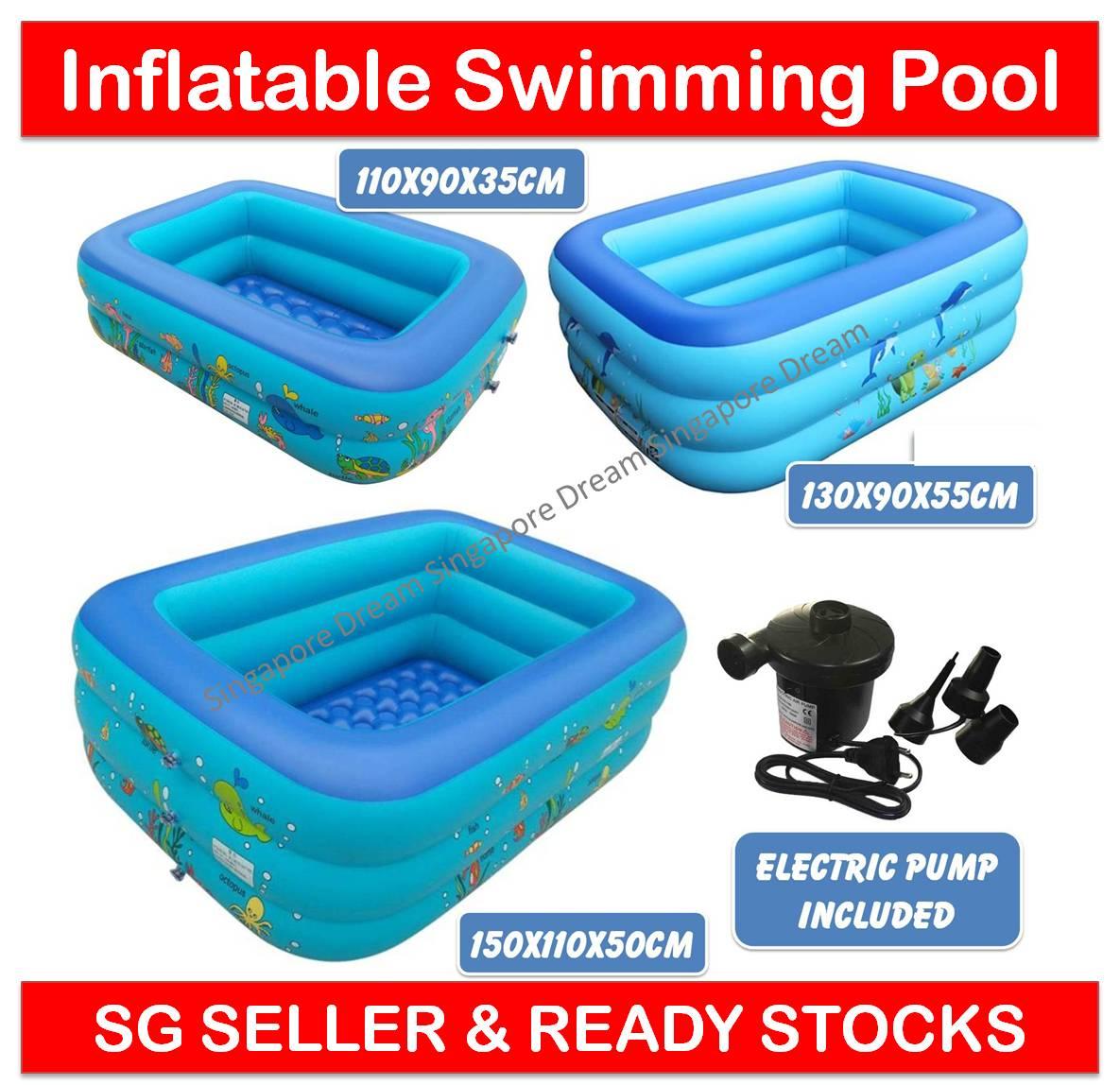 Inflatable Swimming Pool Baby Toddler Kids Child Boy Girl Pool Swim Float Bathtub Tub Intex Shower