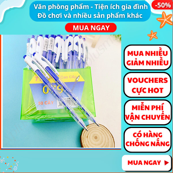Khay 50 bút bi TT- 079  tặng kèm 2 cây giá rẻ chất lượng tốt ( 1800đ/ cây) ,ống đựng bút ,khay đựng bút ,bút cute ,bút bi ,bút bi cao cấp ,bút mực ,bút bi cute , đồ dùng học tập, Aplusmart