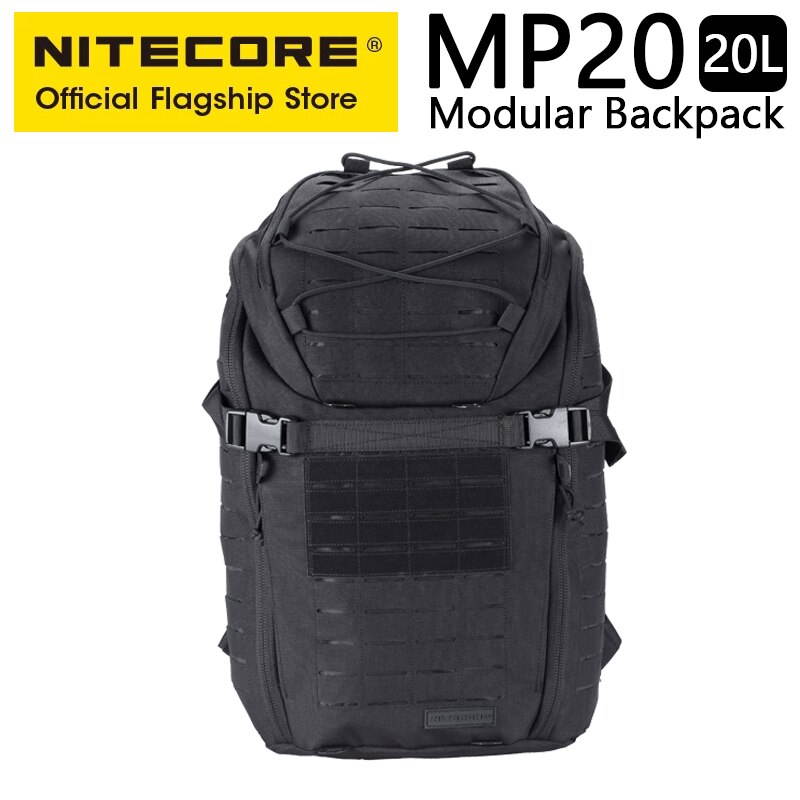 NITECORE MP20 20L Travel Backpack Modular Commute Bag 500D Nylon Hunting Fishing Tactical Rucksacks Molle System Men Women ราคา 5,766 บาท*ส่งฟรี