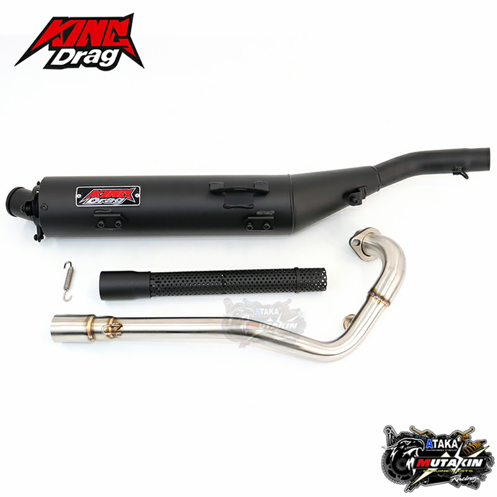 knalpot king drag mx king mx old set 28mm 32mm original Racing Diimpor dari Malaysia berbagai ukuran Harga 1,380,000 rupiah*Gratis Ongkir