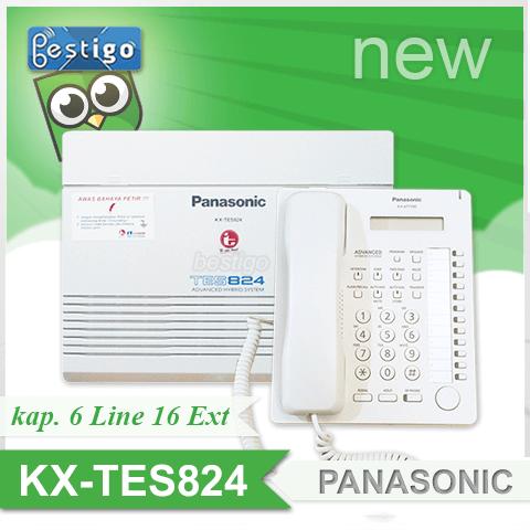 PROMO PABX PANASONIC KX-TES824 KAPASITAS 6 LINE 16 EXTENSION - Locklokey Harga  17,310,000 Ringgit*Penghantaran Percuma