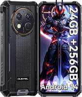 Oukitel G1แอนดรอยด์14 (6GB + 18GB) + 256GB 10600MAh 18W ชาร์จเร็วโทรศัพท์มือถือ6.52นิ้ว + 48MP + 5MP + 2MP IP68 IP69K โทรศัพท์มือถือ