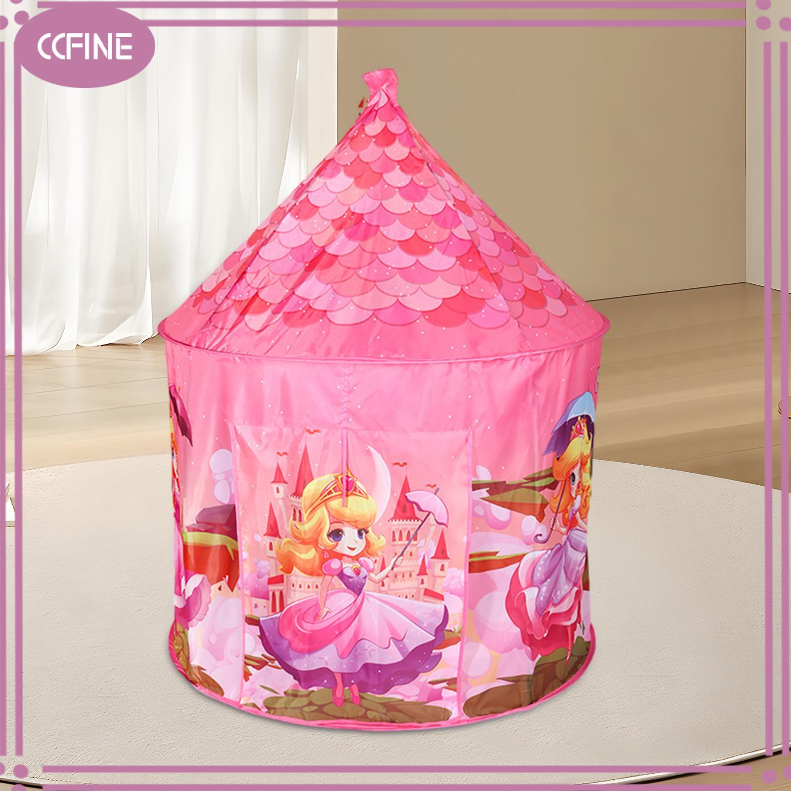 Ccfine trẻ em nhà đồ chơi trò chơi có thể gập lại phòng trẻ em trang trí trẻ em lều chơi đùa yurt cho bên trong phòng khách trong nhà phòng trẻ em bên ngoài