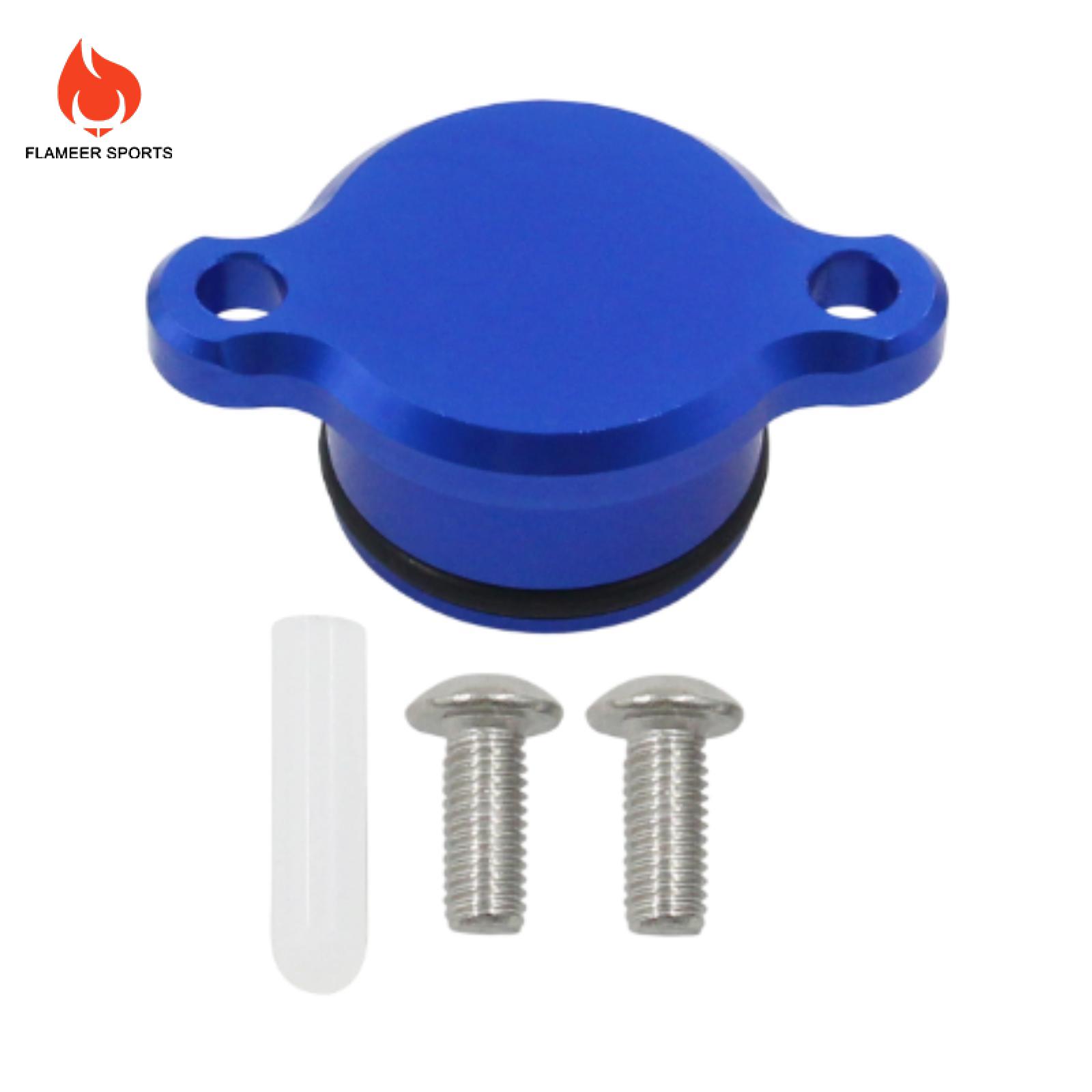Flameer phun dầu bơm Block Off cắm xe máy màu xanh