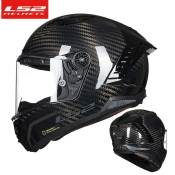 LS2 FF805 Carbon Fiber Racing Motorcycle Helmet, Full Face
