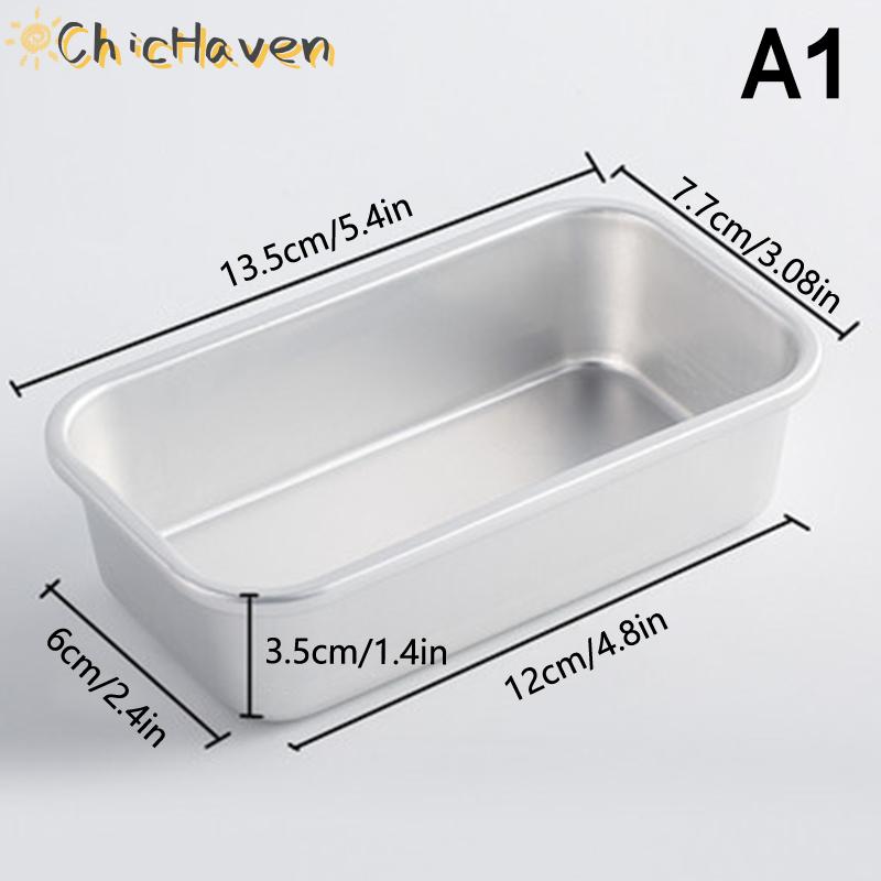 ChicHaven Khuôn nướng bánh mì nướng hình chữ nhật khuôn bánh bánh mì khay sâu món nướng bánh pho mát khuôn Brownie khuôn phụ kiện nhà bếp