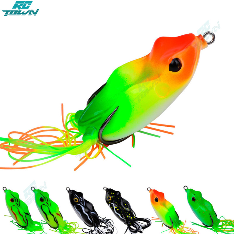 RCTOWN,2023New Fishing Lures Kit Set Realistic Prop Frog Soft Swimbait