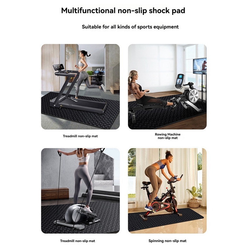 Treadmill Mat for Hardwood Floors,Mat for Home Gym Flooring, Walking Pad Exercise Bike Equipment Mat
