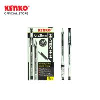 KENKO Pulpen Hi-Tech Gel Pen 0.28 mm Pak 12 Pcs Ballpoint Gel