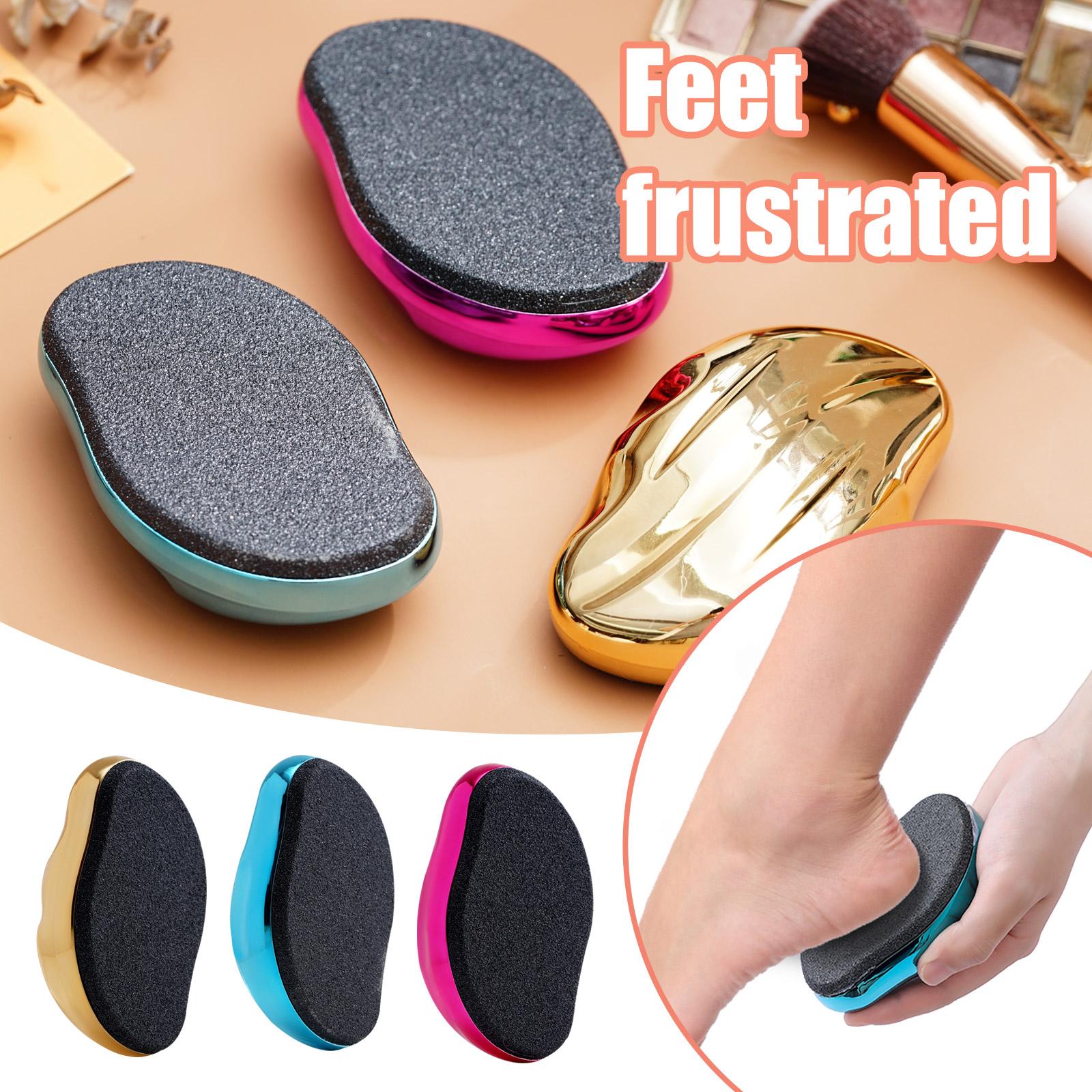 New Dead Skin Grinding Foot Stone Rubbing Foot Pedicure Glass Bath File Plate Foot Calluses Massage To Foot Horny Remove Foot Grinder A5L1
