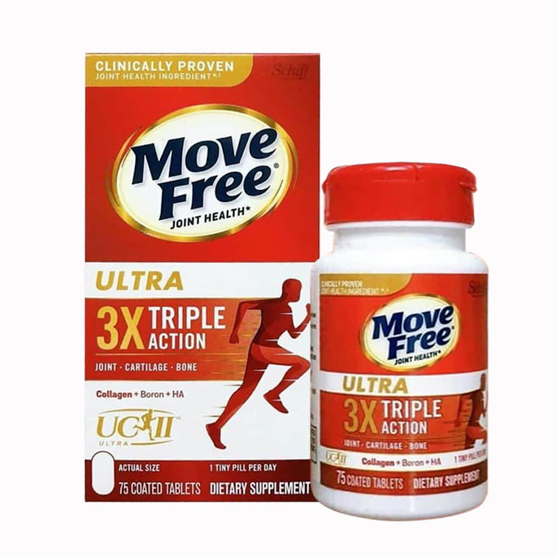 Viên Schiff Move Free Ultra Triple Action Chấm dứt đau nhức xương khớp hộp