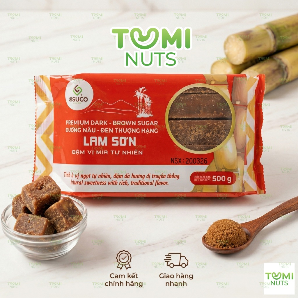 Đường Đen Lam Sơn Cao Cấp – Ngọt Thanh Tự Nhiên, Chuyên Nấu Nước Gừng, Pha Trà, Chưng Yến Bổ Dưỡng