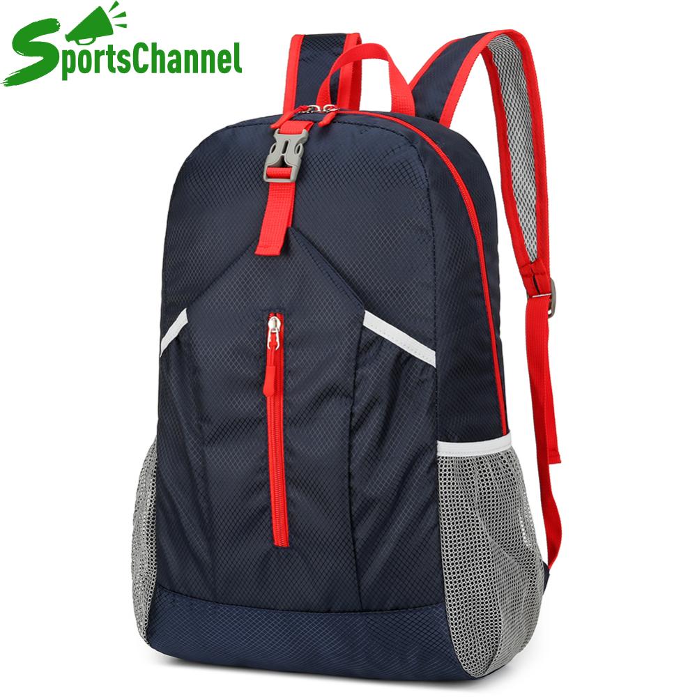 20L Đạp xe leo núi ngoài trời Ba lô du lịch Splashproof Gấp Cắm Trại Ba lô đi bộ đường dài siêu nhẹ cho nam nữ