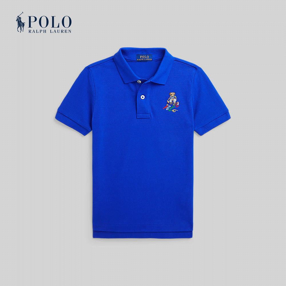 Polo Ralph Lauren Kids Boys Polo-Polo Bear Cotton Mesh Polo Shirt CWPOKNIB8020973 401 Dark Blue-401 ราคา 5,100 บาท*ส่งฟรี