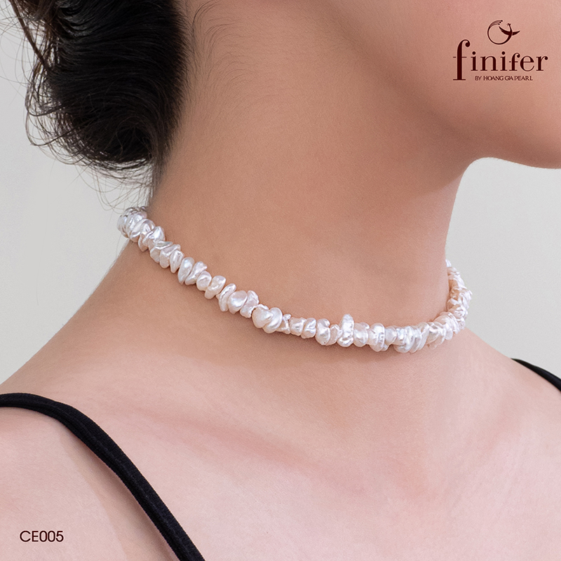 Chuỗi cổ ngọc trai cf005 hoàng gia pearl-bst finifer