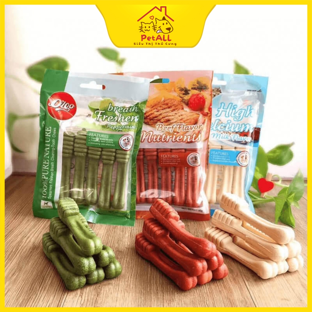Xương Bàn Chải Làm Sạch Răng Cho Chó Orgo - Giúp Thơm Miêng, Bổ Sung Canxi Cho Chó