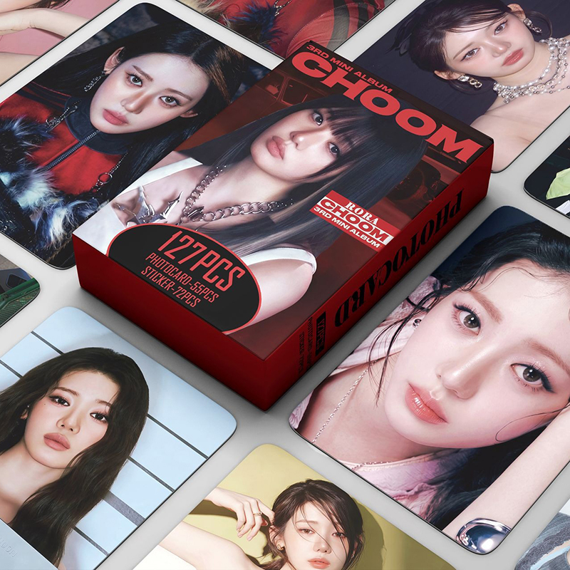 127pcs/box BABYMONSTER RORA Photocard CHOOM Album LOMO Card Sticker KPOP Collection Card