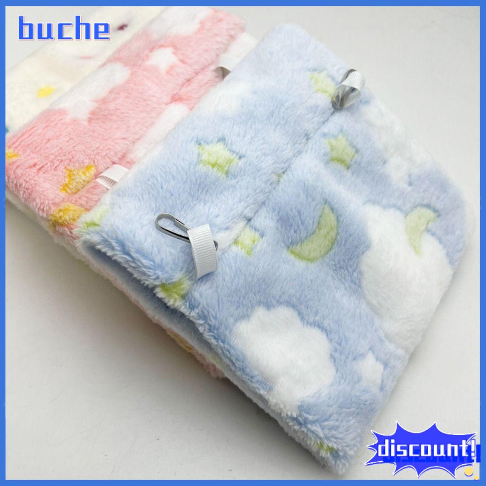 BUCHE Lót lông cừu Lồng treo cho vẹt Ấm cúng Chống nhai Lồng chim mini cho thú cưng Di động với khóa cài Giường cho thú nhỏ Chim