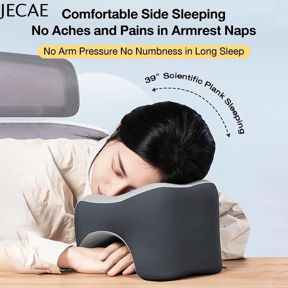 JECAE Hỗ trợ da  Gối bàn công thái học Phục hồi chậm Hình chữ U Gối cổ Chuyên nghiệp Thoải mái Gối nhớ Sử dụng văn phòng