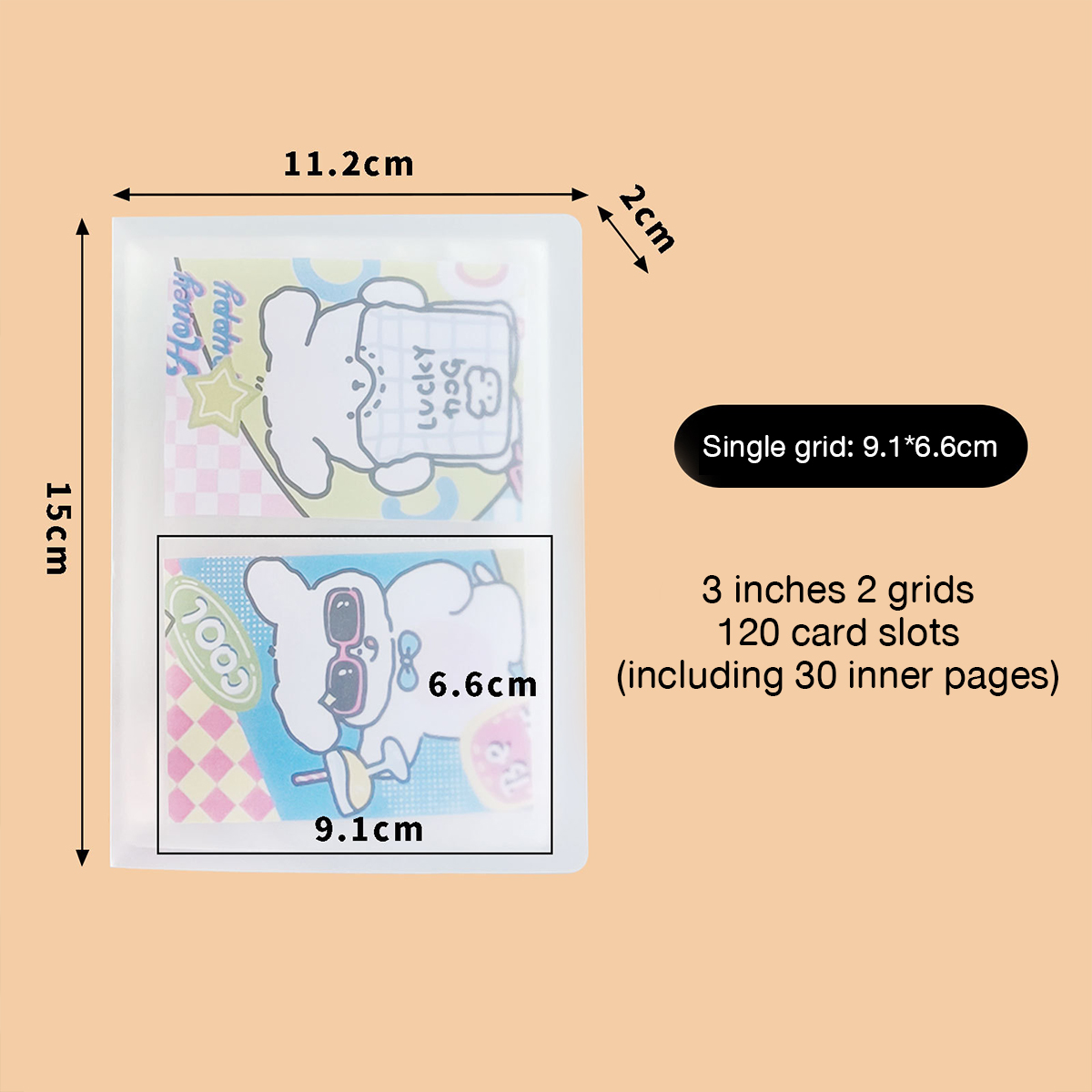 แฟ้มสะสมการ์ด แฟ้มใส่การ์ด card collection book โปร่งใส 2/3/4 ช่อง ความจุขนาดใหญ่ ใส่ได้ 120/160 ใบ