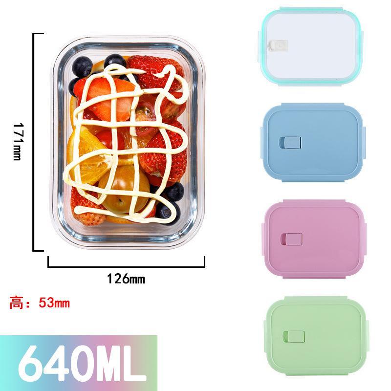 Candy Food Storage Kotak Penyimpanan Kontainer Makanan Bekal Kaca Kotak Tempat Makan Kaca Glass Food Container Kotak makan Lunch Box Kotak Bekal Makan Kaca