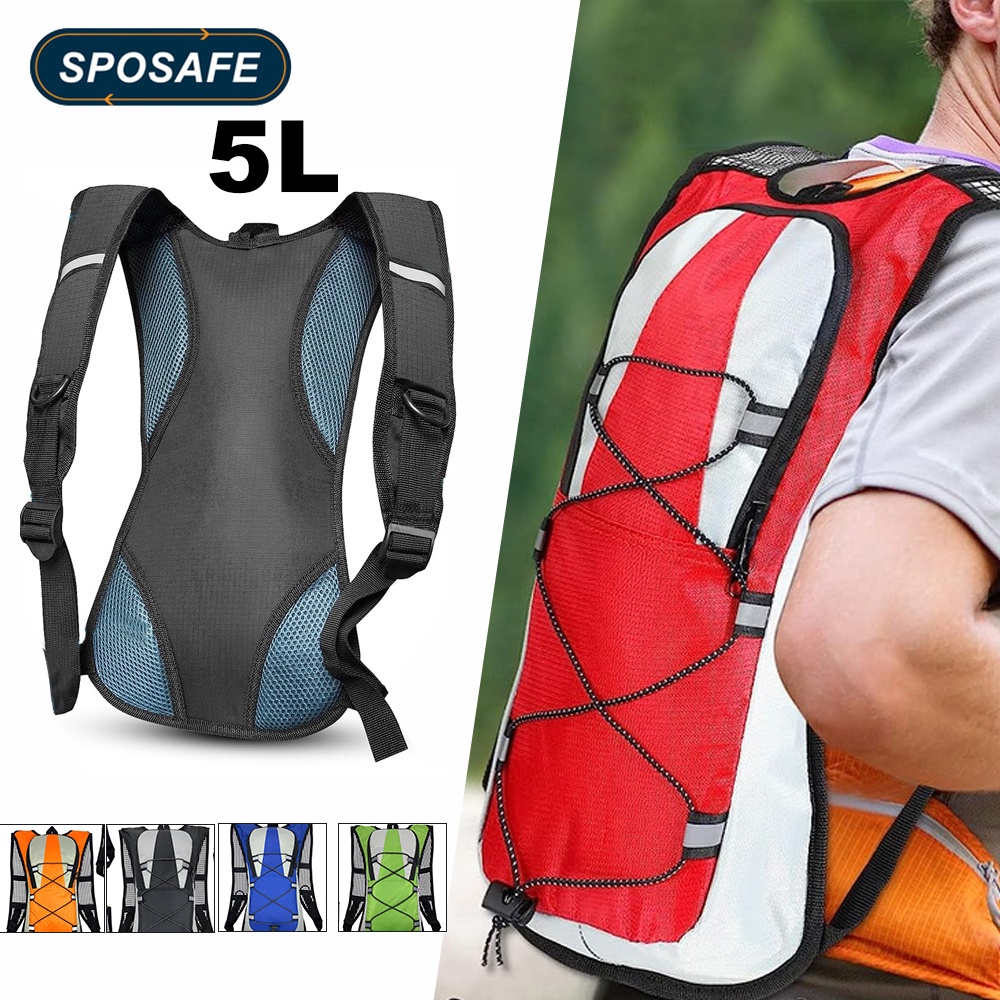 Spossafe 1 pcs 5L ba lô với che mưa, nhẹ chống nước cho đi bộ đường dài, cắm trại, du lịch, Túi ba lô cho Nam Nữ, Daypack cho Leo outsports