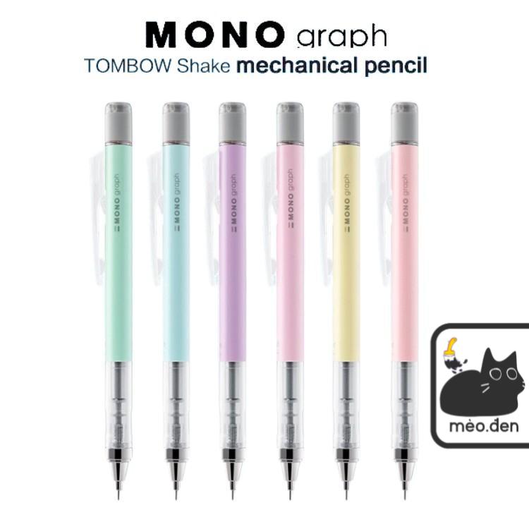 Bút chì bấm MONO Graph màu Pastel đầu 0.5 mm - Họa Cụ Hakuart