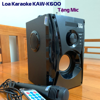 Loa nghe nhạc không dây karaoke công suất lớn KAW-K600 3IN1 nghe nhạc, hát karaoke, FM, tặng kèm micro hát karaoke thumbnail