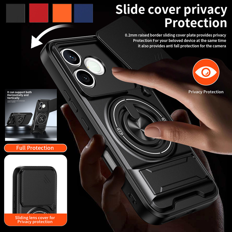 Armor Phone Case For Honor 600 Lite 5G Cover Lens Protection Magnetcic Ring Stand Holder Back Shell Fundas