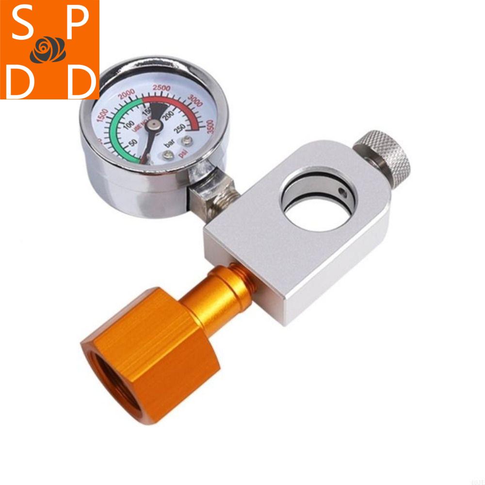 SPDD Cga320/w21.8 Bộ tiếp hợp nạp CO2 Với đồng hồ đo áp suất 3500psi Thay thế Đầu nối bơm chai soda Bộ chuyển đổi nạp Soda Van sạc Áp kế Thích hợp cho máy Soda Giá 682,287 Đồng*Miễn phí vận chuyển