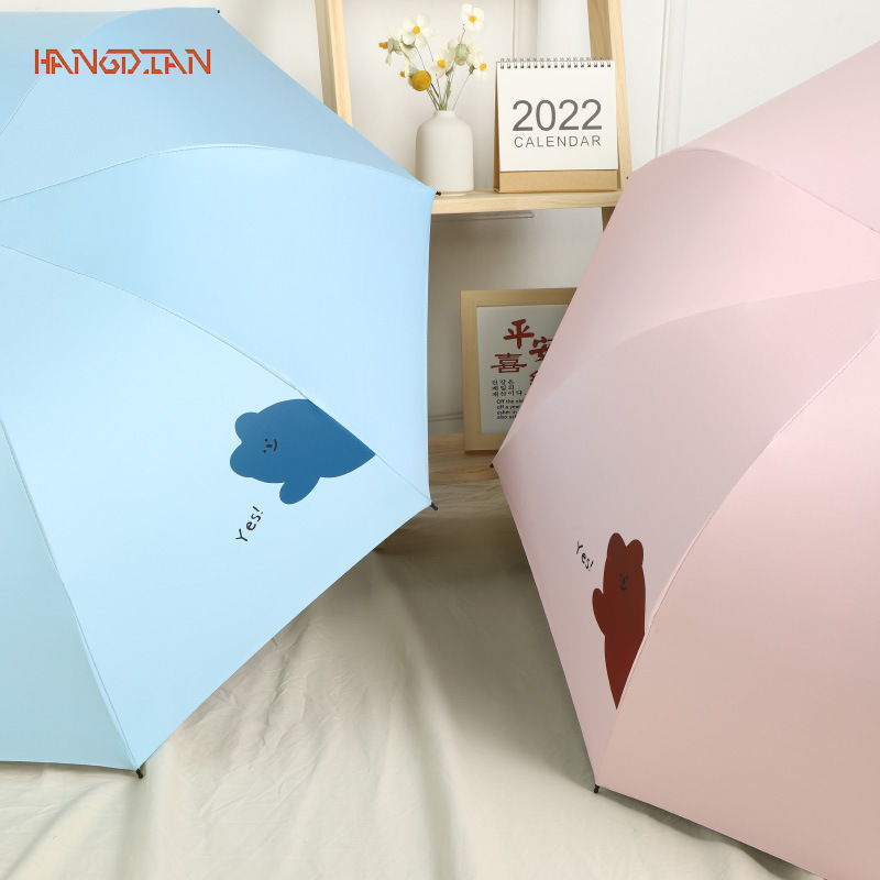 HANGDIAN Bền chắc và bền bỉ  Chặn 99% tia UV Chống gió và ô che mưa Thuận tiện mang theo ô dù che mư