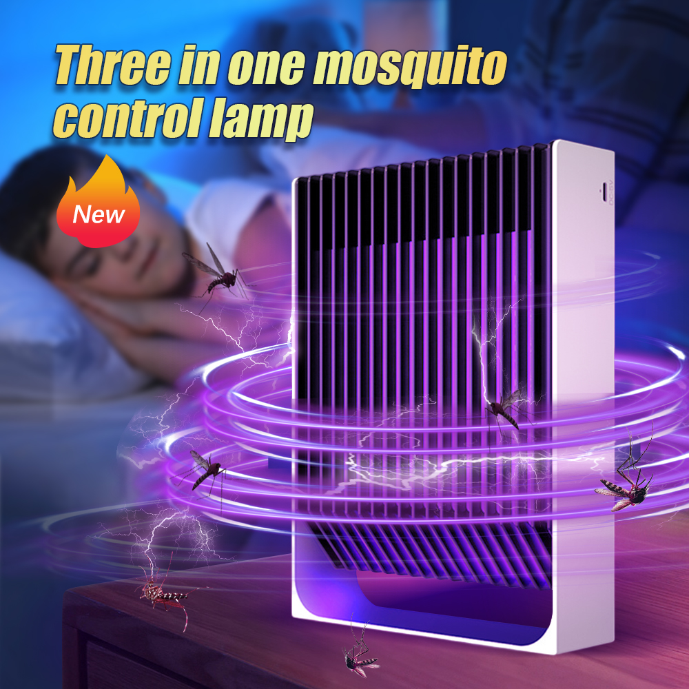 ROMAHOME Usb Mosquito Repellent Household Supplies UVA Violet Light Bug Zapper Home Electronics Rechargeable Insect Flies Trap 3 In 1