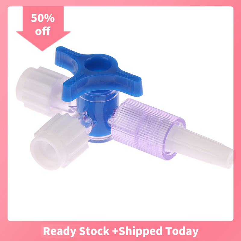 Plastic Two Way Three Way Stop Cock For Clinical Hospital Luer Lock Adapter  