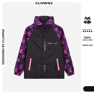 Áo khoác gió local brand Clownz Monogram Camo Hooded dài tay, vải gió 2 lớp, unisex nam nữ thumbnail
