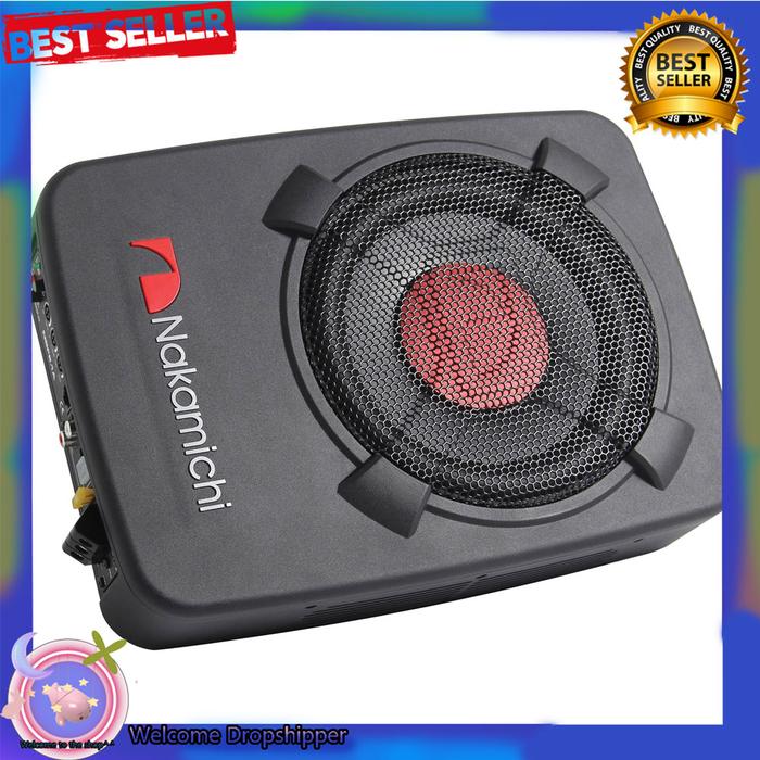 NAKAMICHI ACTIVE SUBWOOFER KOLONG CAR UNDER SEAT TRI-PORT 8 INCH 1500W - Elvoir Store Harga 1,312,000 rupiah*Gratis Ongkir