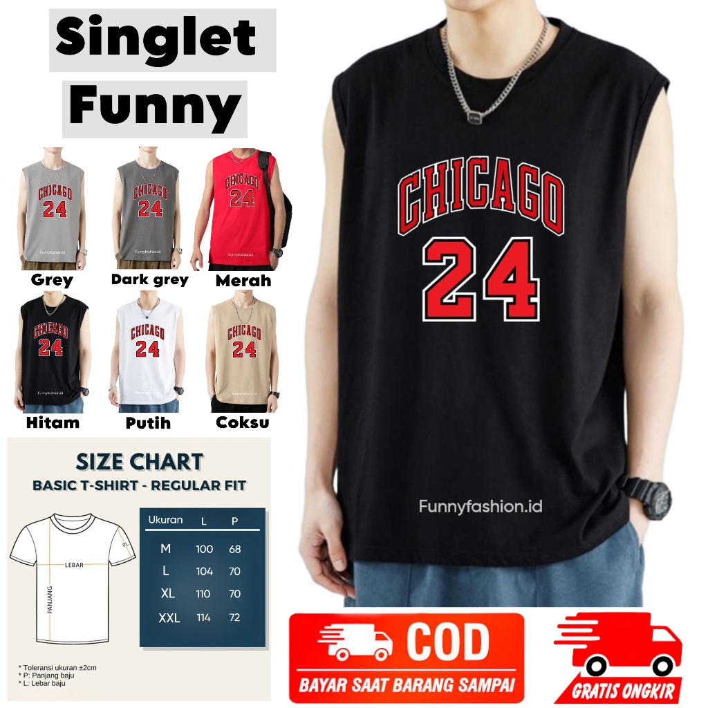 Beli Chicago Bulls Singlet Online Harga Terbaik Lazada Indonesia