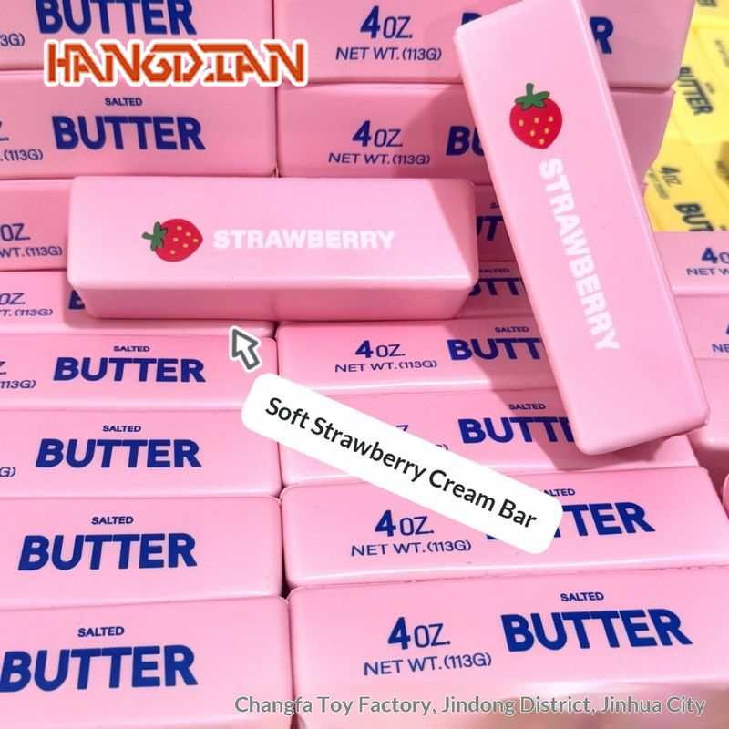 [HANGDIAN Ultra Soft Butter Stick Squishy Toy for Stress Relief and Fun Sensory Play,Hangdian Squishy Toys, Anti-Stress Toys Special Soft Lip Butter Stick Toy for Stress Relief and Sensory Play.,] ราคา 45 บาท*ส่งฟรี