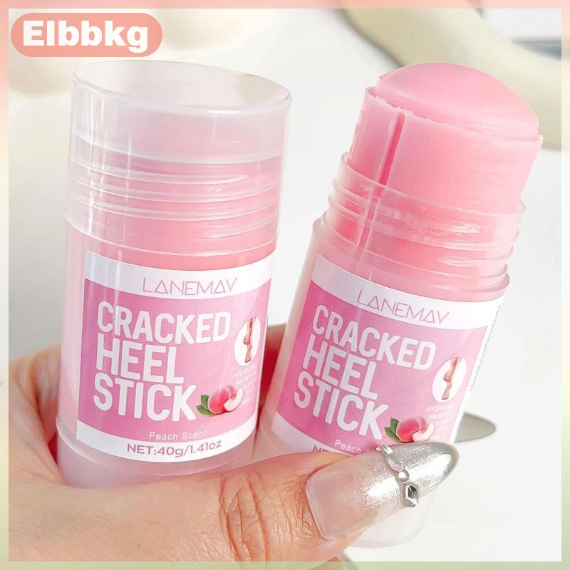 Elbbkg 40g siêu dưỡng ẩm đào dưa hấu kem chân để làm mềm khô nứt chân nhẹ nhàng tẩy da chết hàng ngày Giải pháp chăm sóc bàn chân