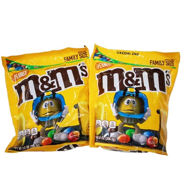 Kẹo chocolate M&M Peanut 396.9g Túi