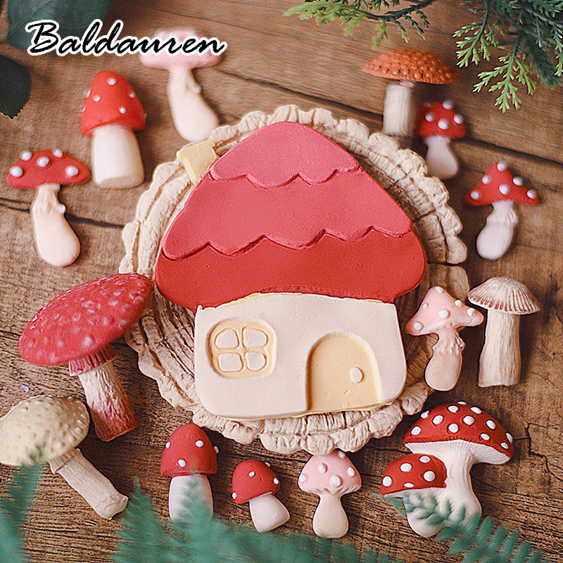 BALDAUREN [รหัส CLS2404A ลดหน่วย30K โดย150K] ซิลิโคนแม่พิมพ์ลูกอมเห็ดการ์ตูน ราคา 30 บาท*ส่งฟรี