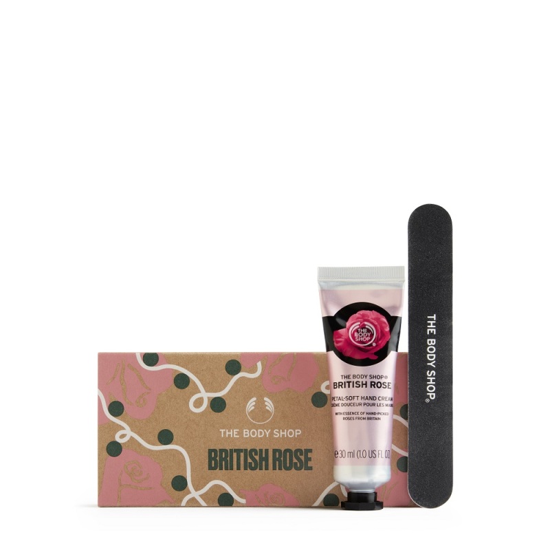 Buy The Body Shop Handpicked British Rose Hands & Nails Kit (Christmas Gift Set) Singapore
